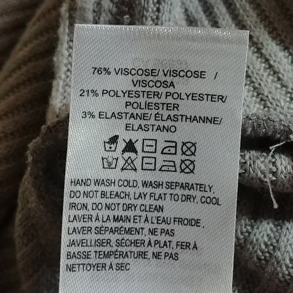 Lucky Brand Grey long sleeve NWT Sz L - Picture 11 of 11